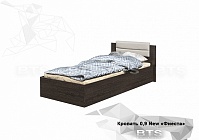 "Фиеста" кровать 0,9 м NEW венге
